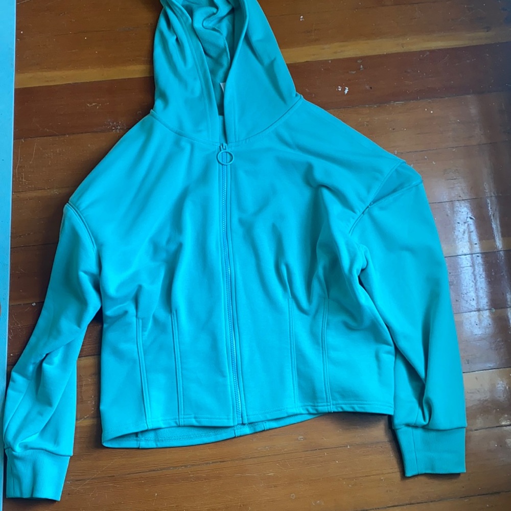 Crop zip up jacket